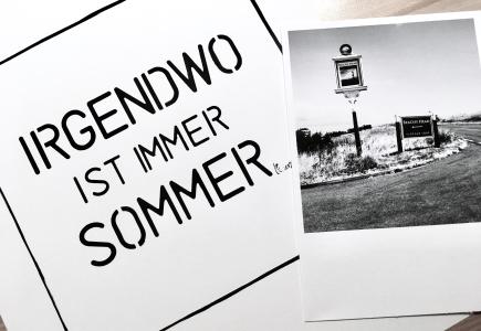 Spruch, Zeichnung, Fotodruck gerahmt 21x30cm, ab