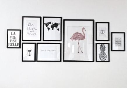 Flamingo, Acryl 50x70cm